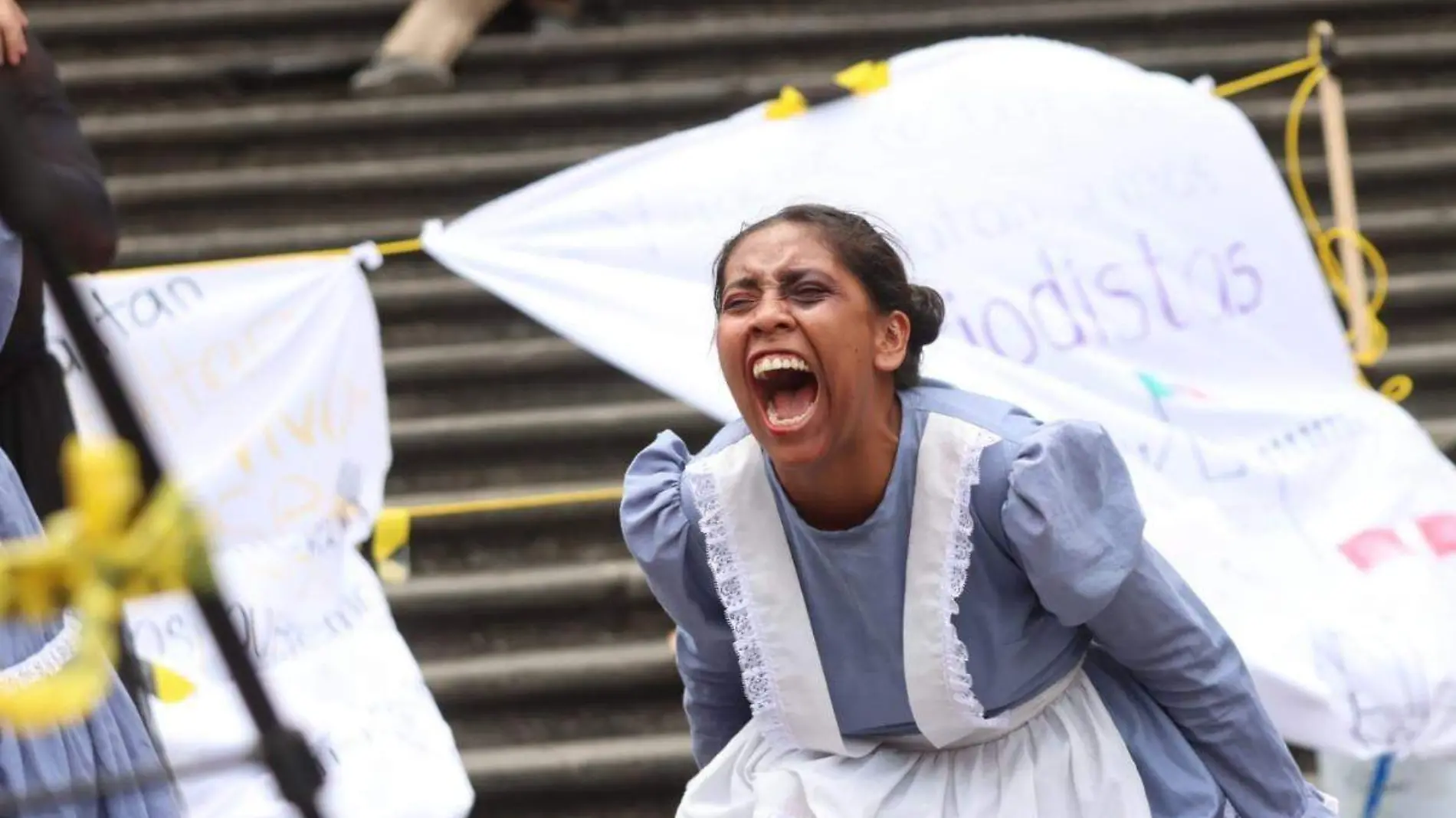 Con danza contemporánea visibilizan feminicidios en Veracruz